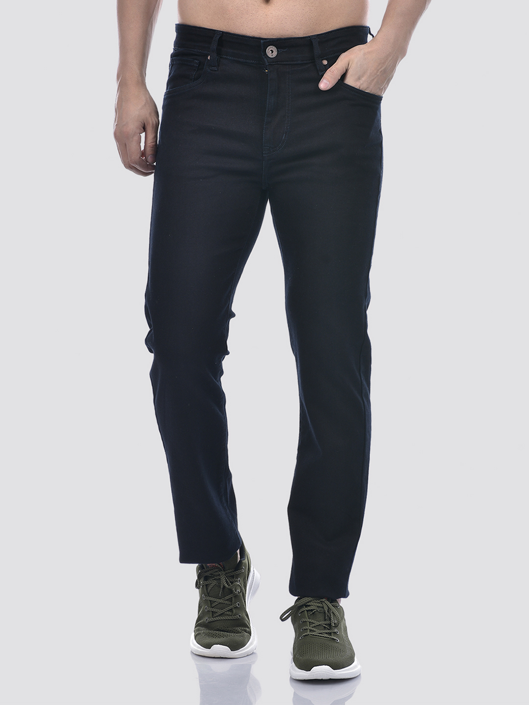 Numero Uno Men SOLID Dark Blue Jeans